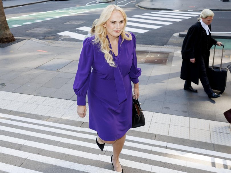 Wilson arrives at the Supreme Court on Monday to face claims she sabotaged the release of her film The Deb.