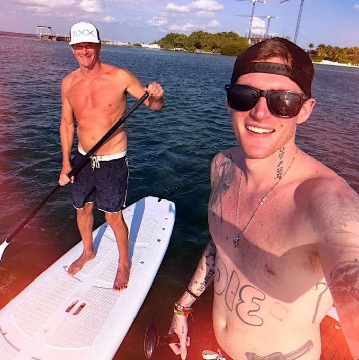 Presley thanked 'the best father in the world' in an Instagram post uploaded in May.