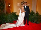 Nick Daicos of the Collingwood Magpies and partner Arlette Amor arrive ahead of the 2026 Brownlow Medal at Crown Palladium on September 21, 2026 in Melbourne, Australia