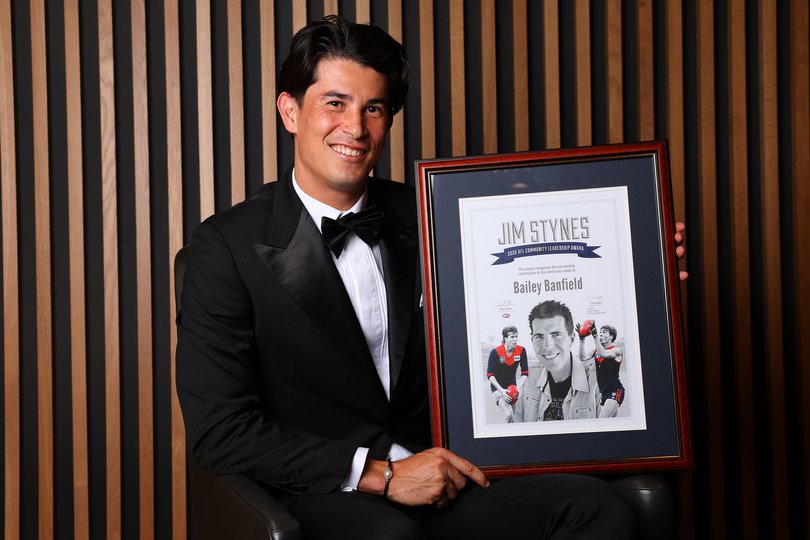 Banfield won the Jim Stynes Community Leadership Award.