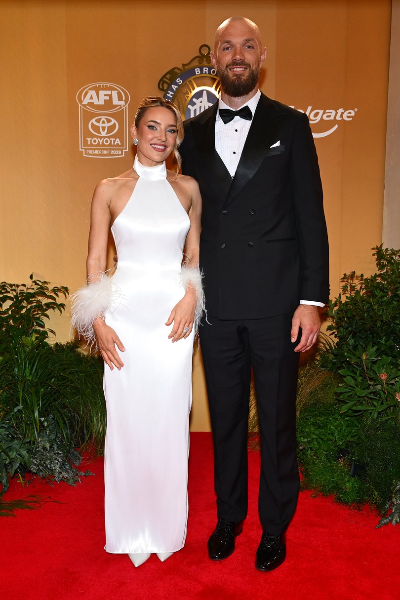 Max Gawn and wife Jessica.