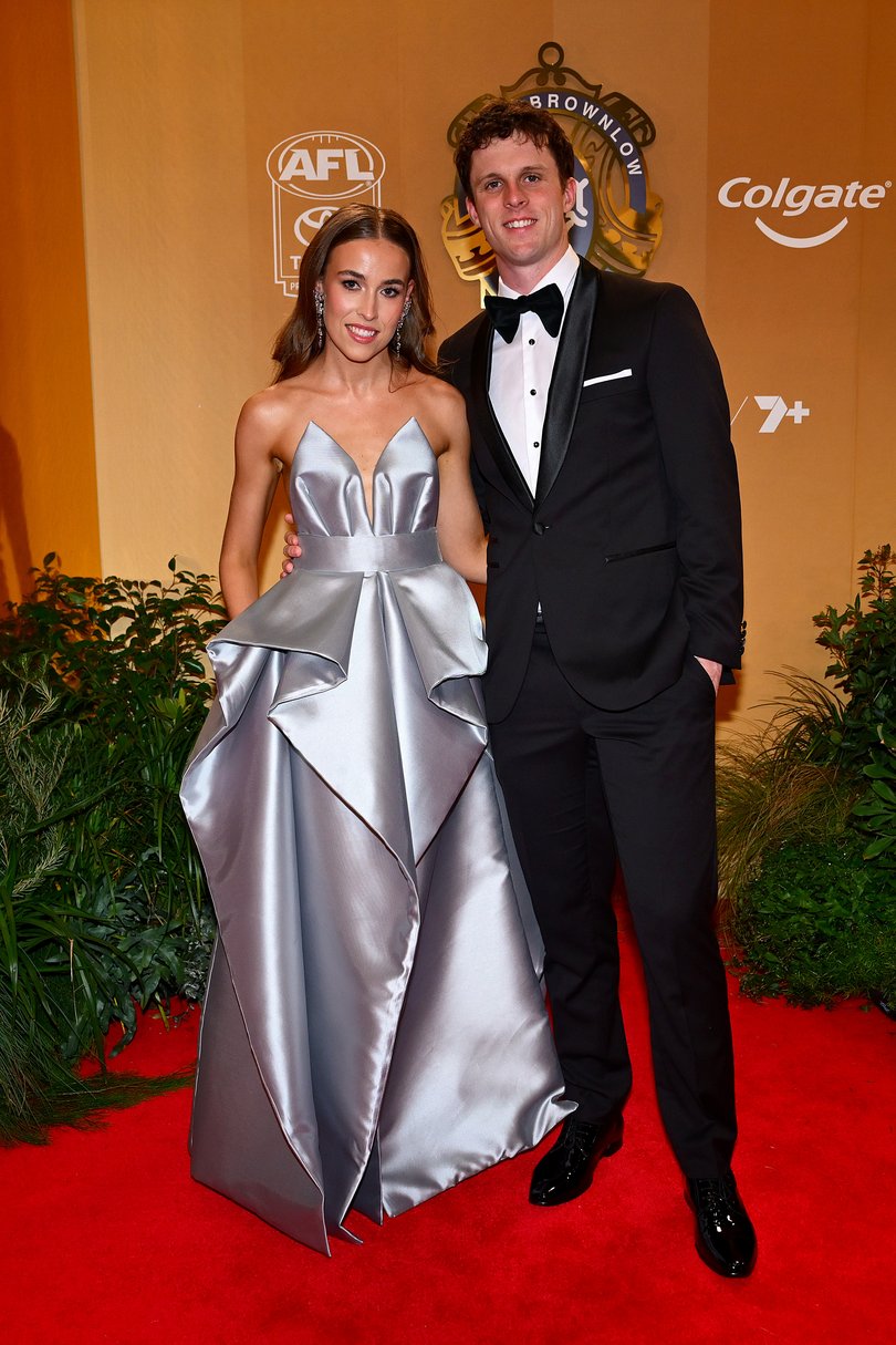 Max Holmes and partner Jess Butler.