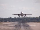 An easyJet plane takes off from Gatwick Airport on September 09, 2026 in London, England. 