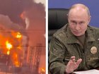 Ukrainian forces responded to Vladimir Putin's Russian election success with its biggest assault on Moscow to date.