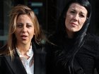 Georgie Burt (right), pictured with lawyer Dimi Ioannou, lost her son Zane Mellor in the tragedy. (Ethan James/AAP PHOTOS)