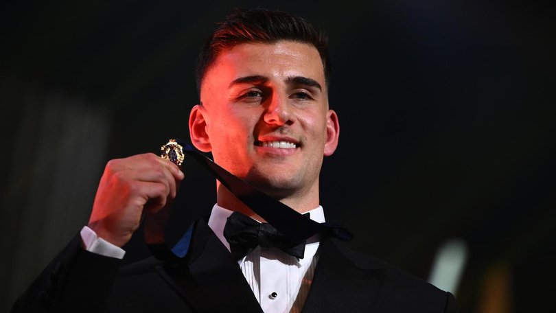 Nick Daicos is delighted to win the AFL's top individual honour and now wants team success for Pies. (Joel Carrett/AAP PHOTOS)