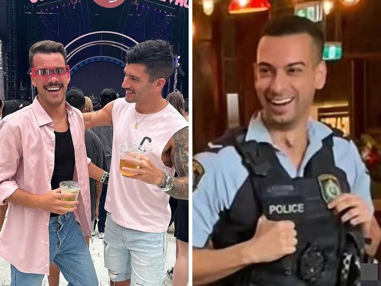 Chilling CCTV captures gunshots in alleged Sydney double murder.