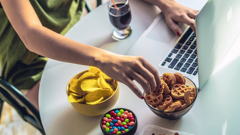 Chronic stress can fuel cravings for sugary and salty foods.