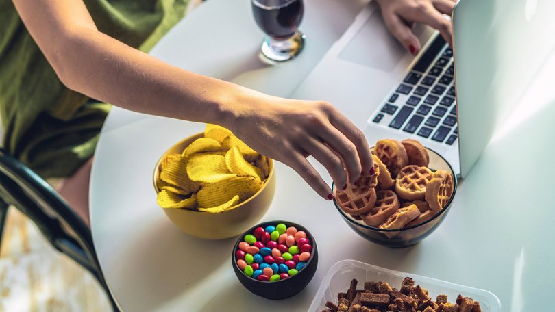 Chronic stress can fuel cravings for sugary and salty foods.