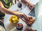 Chronic stress can fuel cravings for sugary and salty foods.
