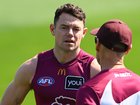 Lachie Neale at Brisbane training on Tuesday morning.