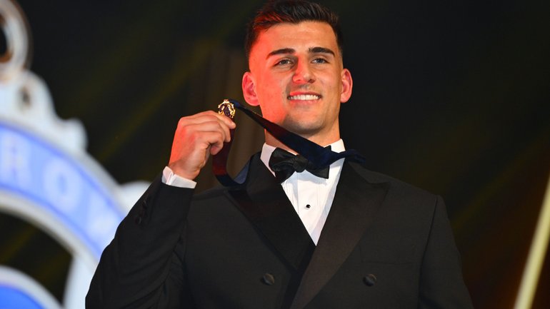 Nick Daicos secured his first Brownlow Medal on Monday