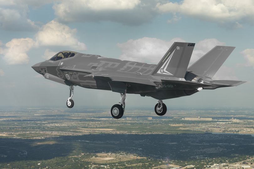 An Australian F-35A Lightning II aircraft on its maiden flight.
Imagery provided courtesy of Lockheed Martin