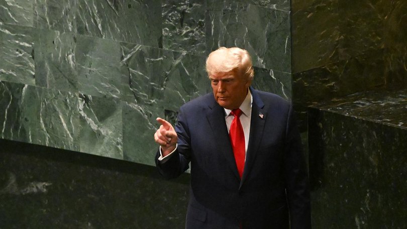 Hours after threatening the US could "annihilate" Iran, President Trump said a deal was close. (Lukas Coch/AAP PHOTOS)