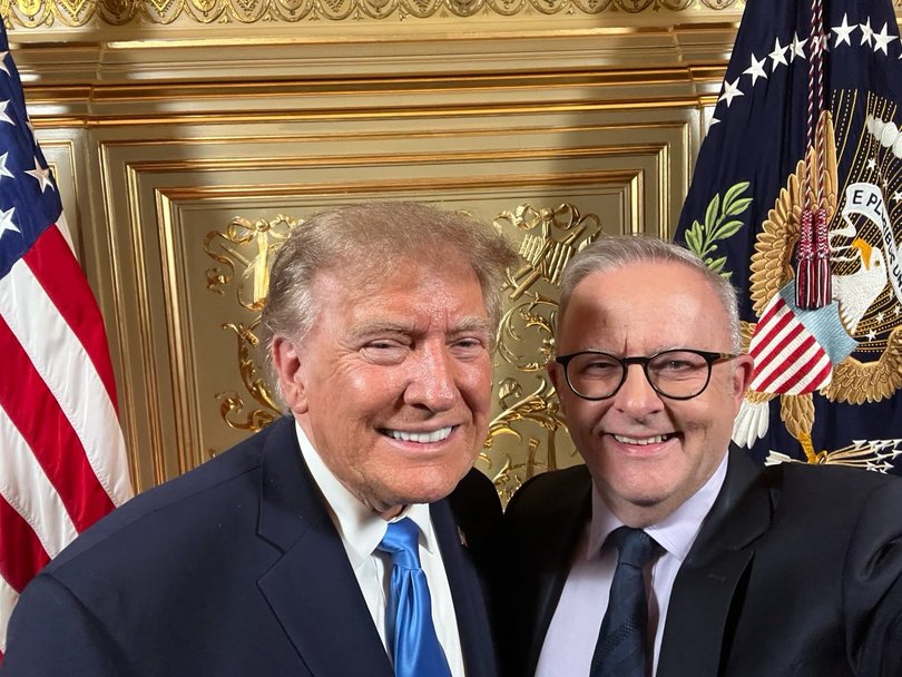 Anthony Albanese, Donald Trump.