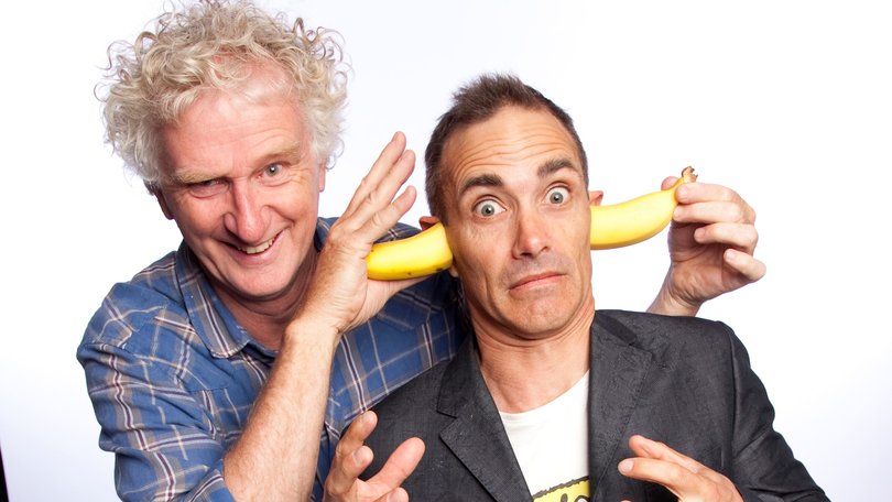 Terry Denton, left, and Andy Griffiths.