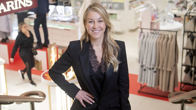 Olivia Wirth, CEO of Myer in the Sydney store.