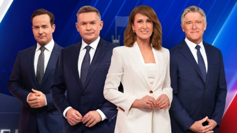 7NEWS hosts Michael Usher, Natalie Barr and political editor Mark Riley. Television stations could be caught by the proposed “digital duty of care” law, Free TV Australia said.