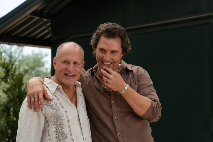 Woody Harrelson and Matthew McConaughey in Brothers.