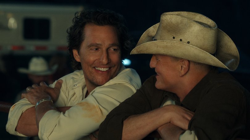 Woody Harrelson and Matthew McConaughey in Brothers.