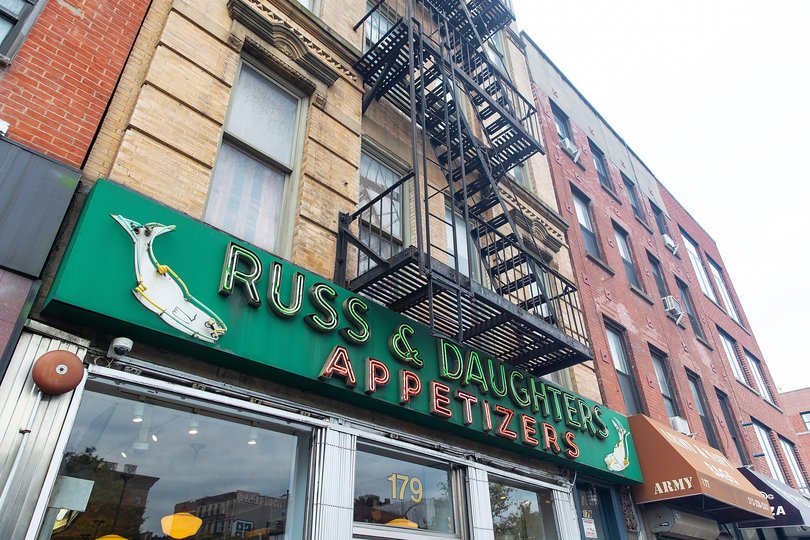 Russ & Daughters restaurant in New York.