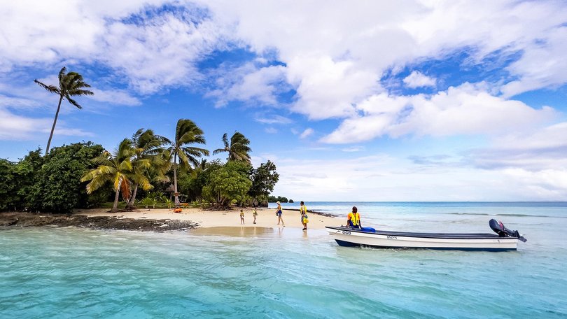 Naviavia Island offers a private slice of paradise.