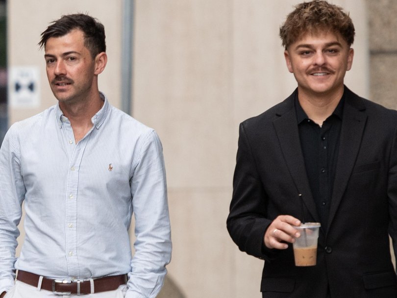 Mr Baird’s close friend Matthew Edwards (left) and former boyfriend of several years Corey-Dean Thorpe (right) both gave emotional testimonies on Wednesday.