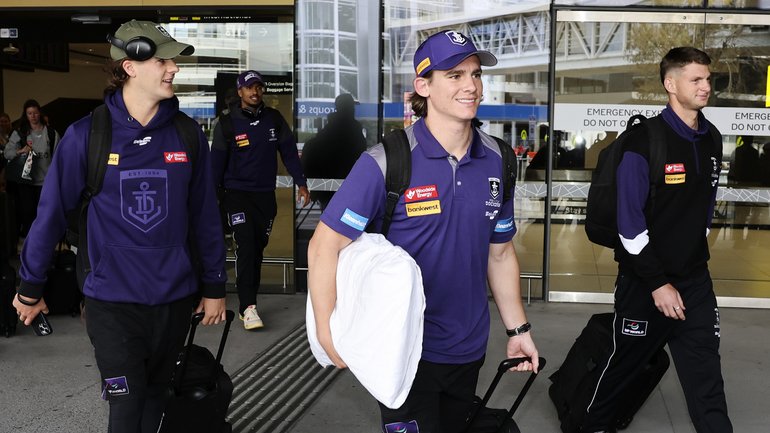 Caleb Serong and the Dockers have landed in Melbourne.