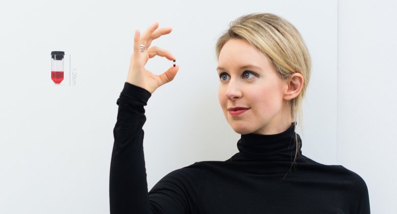 Elizabeth Holmes in her heyday.