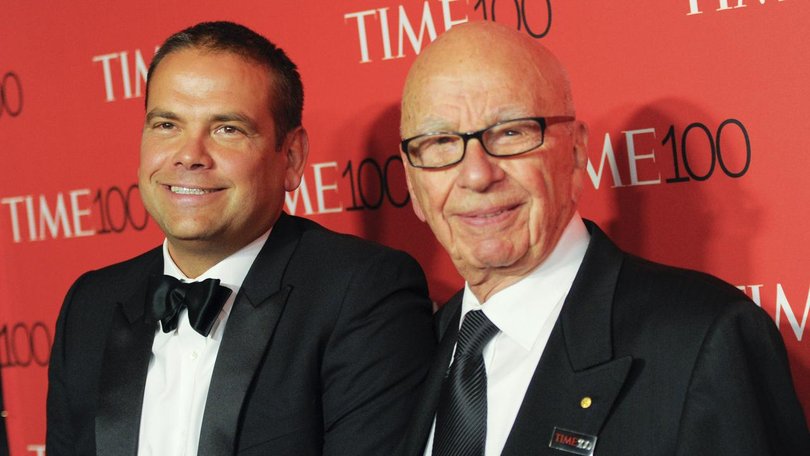Lachlan and Rupert Murdoch (AP PHOTO)