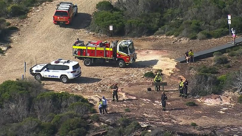 A swimmer has died and another has been rescued at Marley Beach.