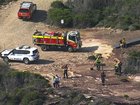 A swimmer has died and another has been rescued at Marley Beach.