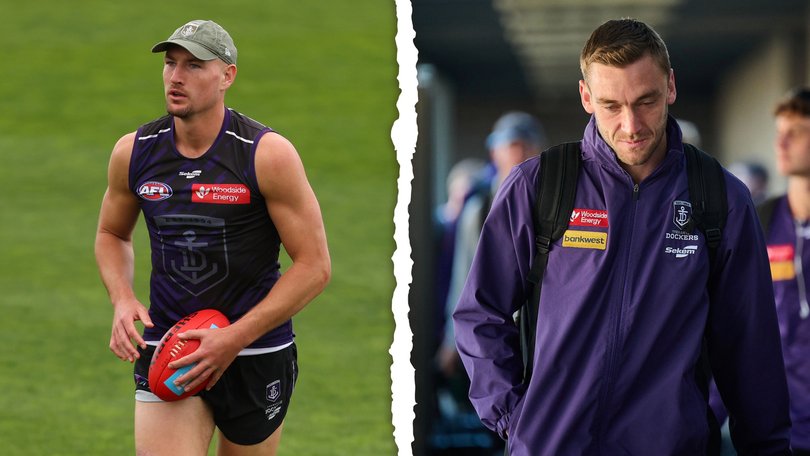 Brennan Cox and Oscar McDonald were vying for the same spot in Fremantle's grand final team.
