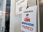 CNN, MS NOW and Politico sued over their ban, saying it violated their free-speech rights.