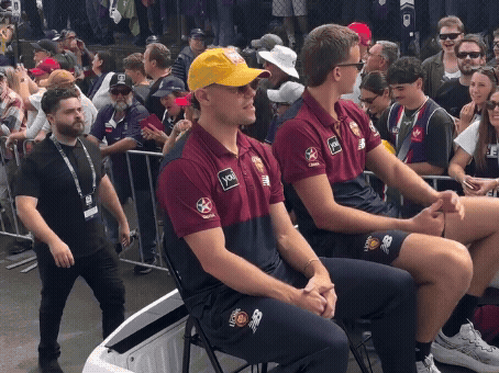 Brisbane Lions star Lachie Neale cops raucous ‘FREEE-OOO’ chants at parade