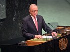 Australia’s Prime Minister Anthony Albanese speaks at the United Nations General Assembly in New York, Thursday, September 24, 2026. (AAP Image/Mick Tsikas) NO ARCHIVING