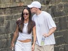 Lachie Neale's got the green light and his girlfriend in Melbourne ! — and certainly looked like a man with plenty to smile about on Friday!
