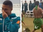 The Brazillian men’s soccer team have come under fire after they were filmed laughing at a Welcome to Country ceremony in North Queensland.