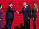 President Donald Trump says a meeting with President Xi Jinping produced great strides. (AP PHOTO)