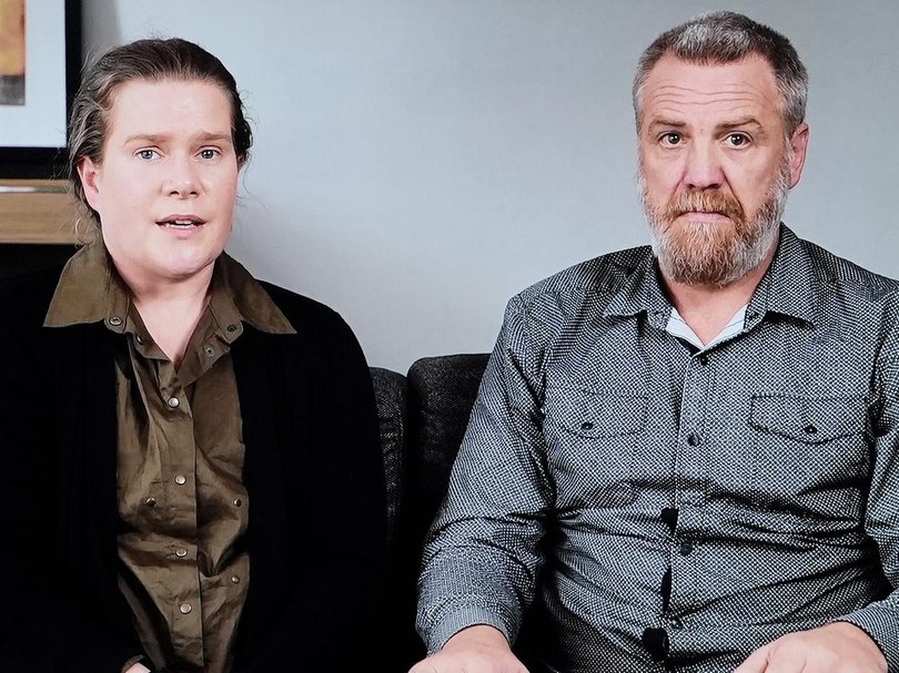 Jess Murray and Josh Lamont, the parents of missing Gus. Picture: NewsWire / Dean Martin
