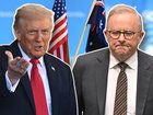 US President Donald Trump and Anthony Albanese hold opposing views on the threat posed by AI. (Joanna Kordina/AAP PHOTOS)