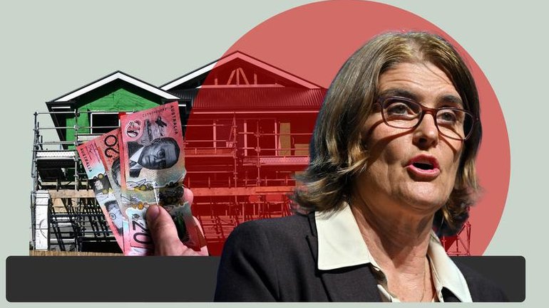 RBA governor Michele Bullock says she does not worry about falling house prices NewsWire