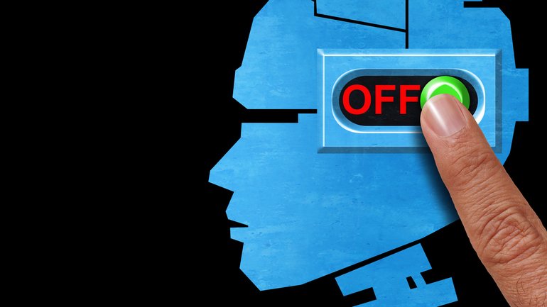 If artificial intelligence becomes too powerful for its creators to control, is it possible to just flip a switch and turn it off?