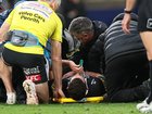 Nathan Cleary was given the green whistle as he was carried off the ground.