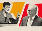 Pauline Hanson and Anthony Albanese.