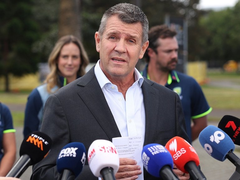 Mike Baird has stepped down as Cricket Australia chair.