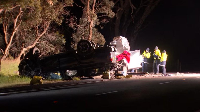 Three people have died following a crash on Victoria’s Western Highway, near Ledcourt on Sunday night.