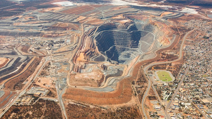The Kalgoorlie Super Pit from above.