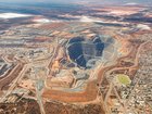 The Kalgoorlie Super Pit from above.