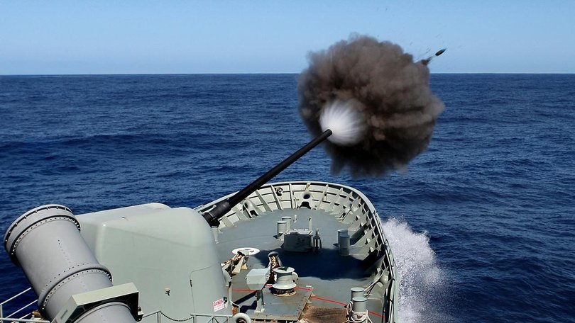 In 2013 in the Persian Gulf HMAS Anzac became the first Australian warship to fire her guns in combat since the Vietnam War.